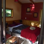 Foto van onze Hideaway bungalow in het Te Nikau Retreat (zonder TV)